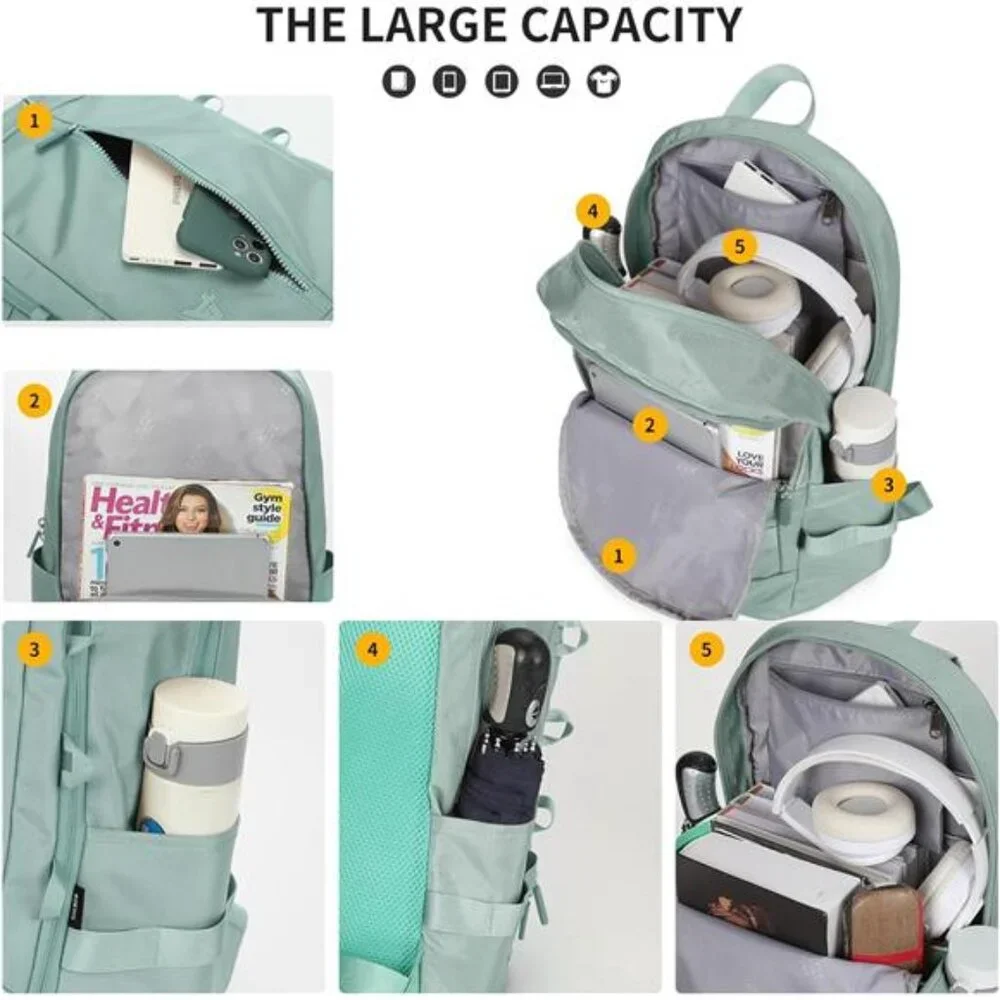 Large Travel Backpack for Women, Lightweight Laptop Commuter Backpack,